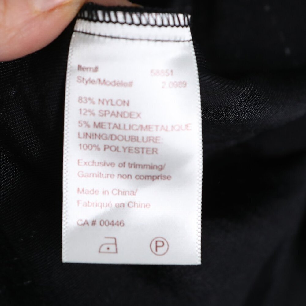 Vintage Traditions Glitter Jacket & Sleeveless Blouse Top Stretch Black Silver - Picture 13 of 15